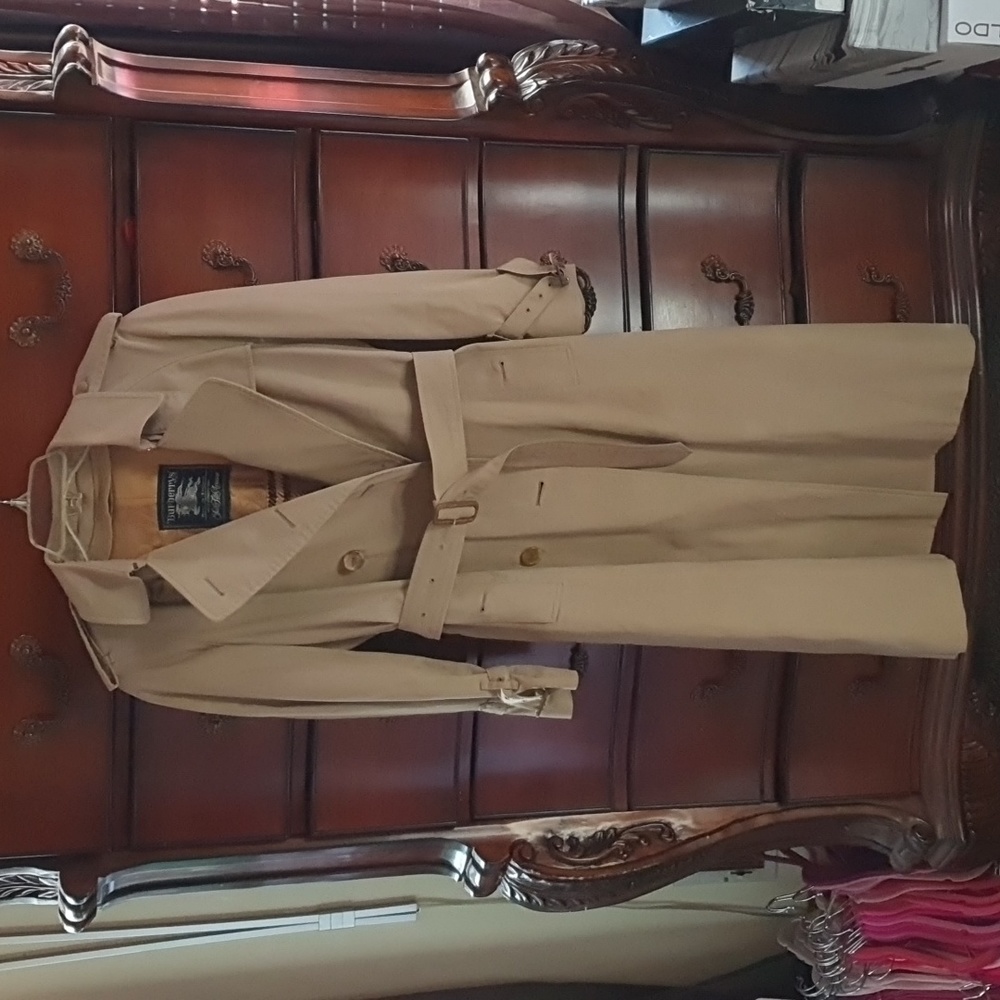 Burberry Tan Trench Coat